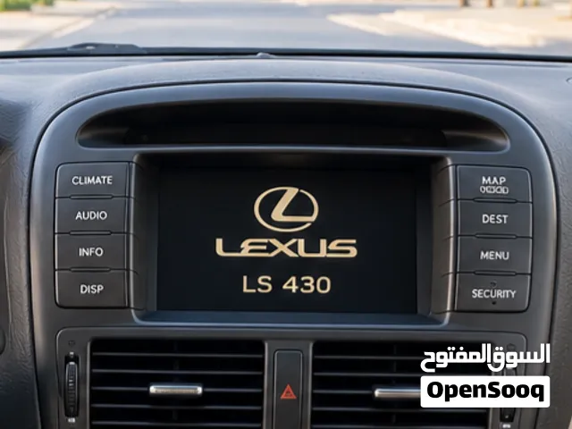 للبيع شاشة لكزاس 430من موديل 2004لين 2006وكاله وعندي وحدا اندرويد من 2001لين 2006مافيهم اي مشاكل
