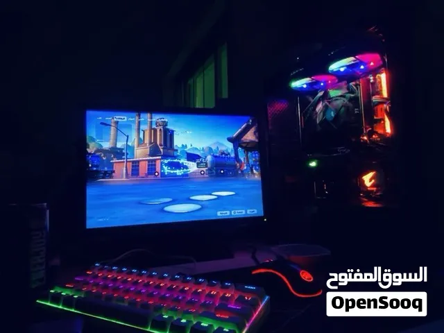 pc gaming مع شاشه مع كرسي قيمينق