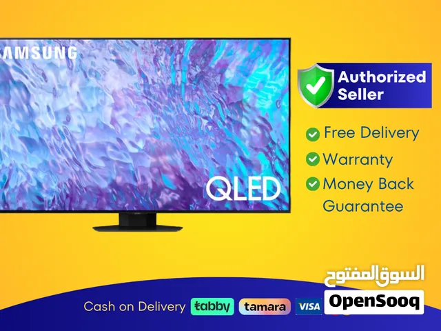 Samsung 65 Smart QLED TV - 4K, 65Q80C