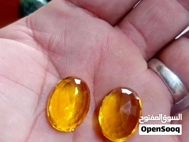 Beautiful Pair of Fine Quality Yellow Topaz Gemstones – Faceted Cut