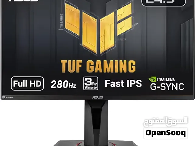 asus tuff gaming 280hz ips 1080p شاشه مختصه للي ناوي يلعب العاب شوتر وجوده الشاشه معروفه