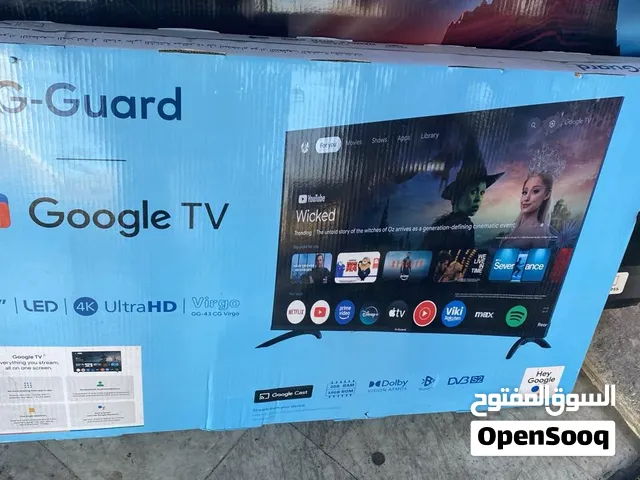شاشة G-Guard 43 إنش 4K Google TV أصلية – بس 179 دينار