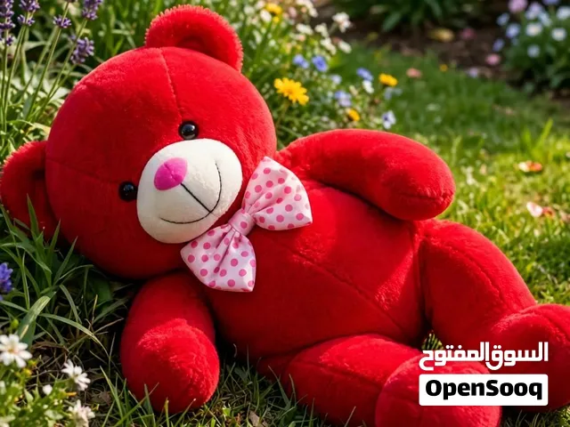 دب بحجم كبير طوله 125 سم، صديق ممتع للاطفال ورفيق للكبار