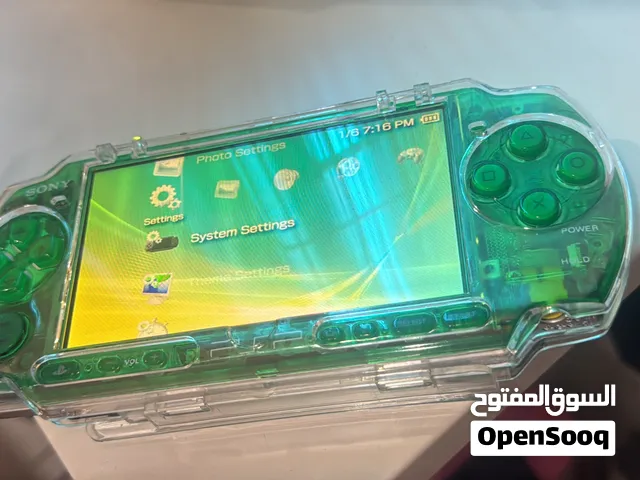 Psp clear green renewed housing case...  3000 4gb 15 games charger battery