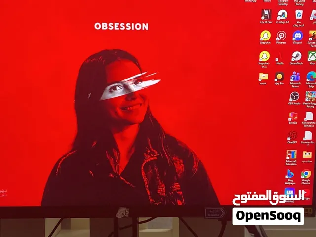 شاشه قيمنق نضيف شوفت عينك استعمال ثلاث شهور 24 بوصه