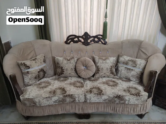 طقم كنب غرفة ضيوف خشب زان