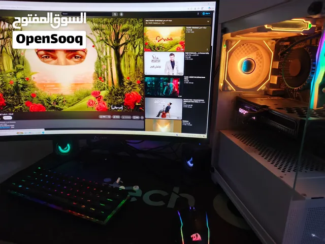 تجميعة للبيع PC Gaming كيس مع شاشة 2k