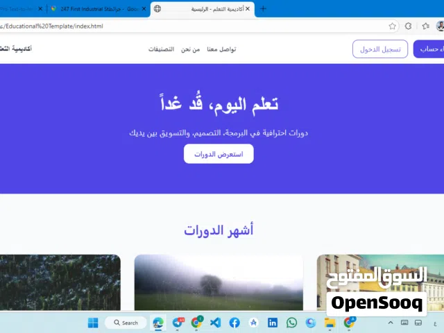 برمجة وتصميم مواقع احترافية للشركات والمتاجر - ابدأ مشروعك أونلاين ـ تصميم شركه ـ متجر الكتروني