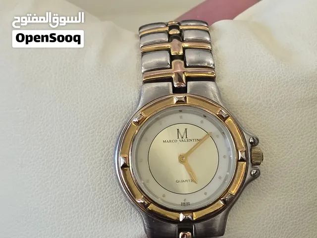 ساعة سويسرية براند ماركو فالنتينو