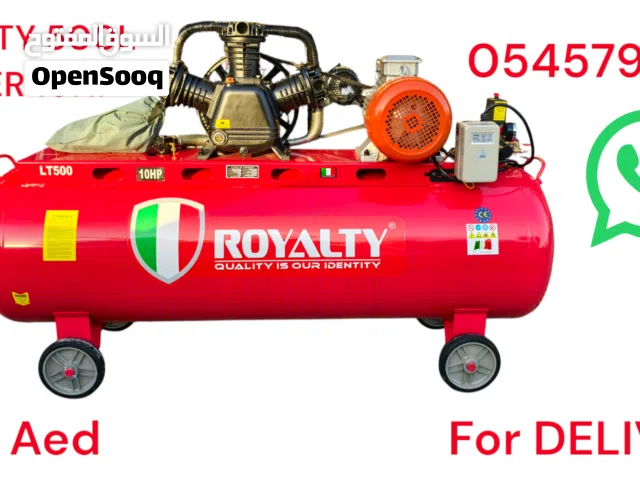 RT500LTR AIR COMPRESSOR POWER VOLTAGE 10 HP17.5KW 380V AIR PRESSURE WORKING PRESSURE 900 L/MIN 8 BA