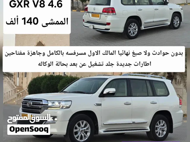 تويوتا لاندكروزر GXR V8 4.6 بدون حوادث ولاصبغ نهائيا المستخدم الاول جديدة..