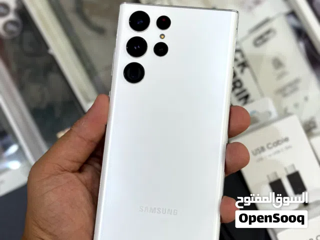 بأقل سعر  : Samsung S22 ultra 256gb هاتف نظيف جدا بحالة الوكالة بدون اي شموخ أو مشاكل مع ضمان