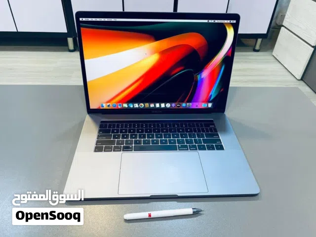 macbook pro 15   + core i7 + ram 16GB  اعلى مواصفات + برامج الاوفيس 2026