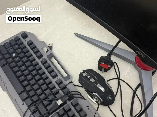 شاشه + ماوس + كيبورد