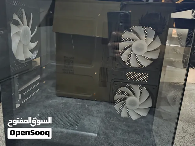 كيس قيمنق SkyRock زجاج جانبي وأمامي (Fish Tank) مع 3 مراوح مستعمل 4 شهور بحالة الجديد