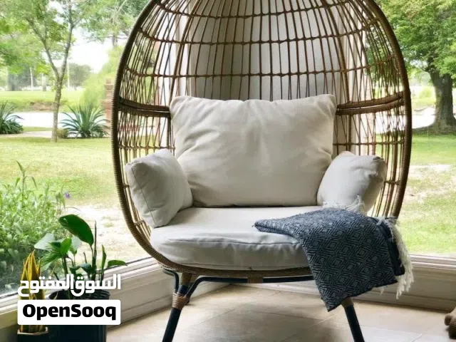 This is a Retro Ventura Outdoor Wicker Egg Chair