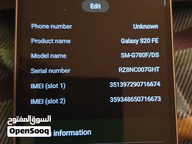 Samsung S20fe