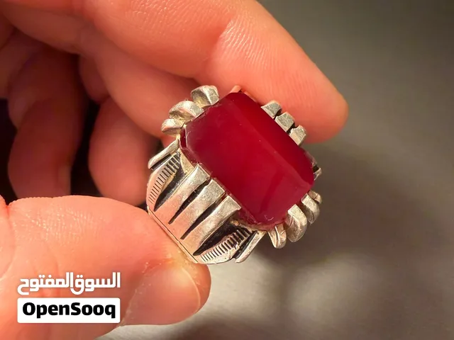 Silver ring for men