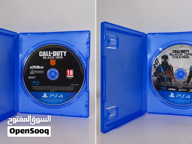 PS4 CALL OF DUTY BLACK OPS 4 & BLACK OPS COLD WAR DISK FOR PS4 AND PS5 COMPATIBLE