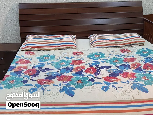 Bed set- طقم غرفة نوم (Bed, 3 door Wardrobe, 2 Side tables, Dresser)