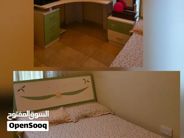 Kids double bed and study table