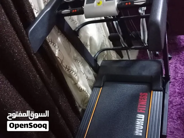جهاز رياضي مشي قابل للطي  ماركة World Fitness يحتوي على جهاز تكسير الدهون و Mp3 قوة المحرك 7000w  يح