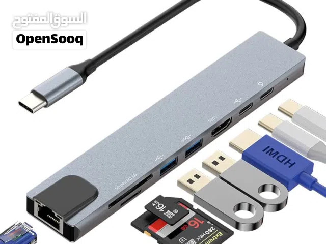 USB C Hub, 5-in-1 USB C to Ethernet Adapter with 4K HDMI Adapter
