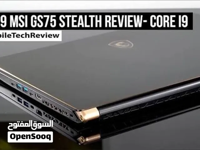GS75 Stealth 9SG MSI