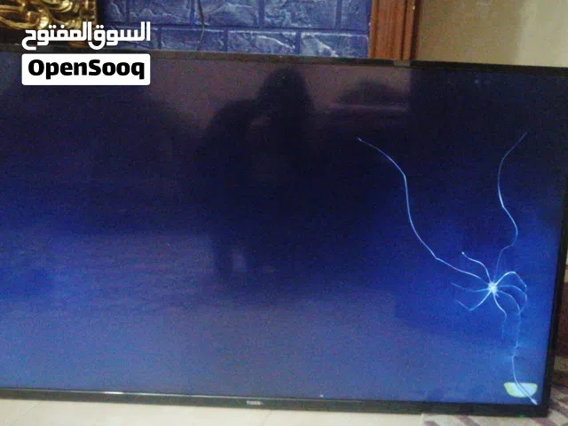 شاشة تايجر 55 بوصة مكسورة بحاجة لشاشة للبيع
