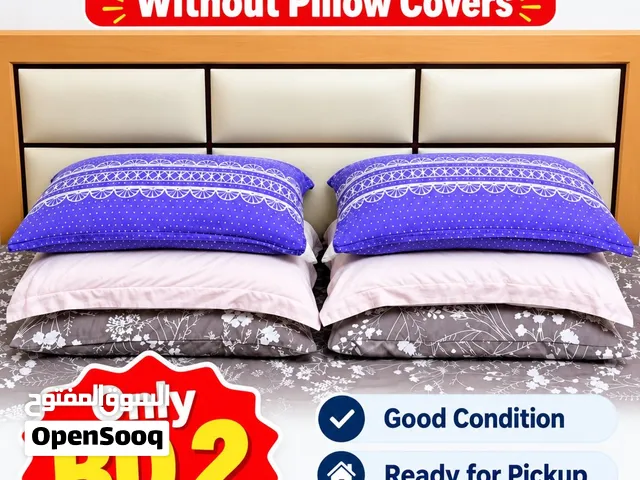 6 Pillows for Sale – Good Condition – Only BD 2 (Covers Not Included)