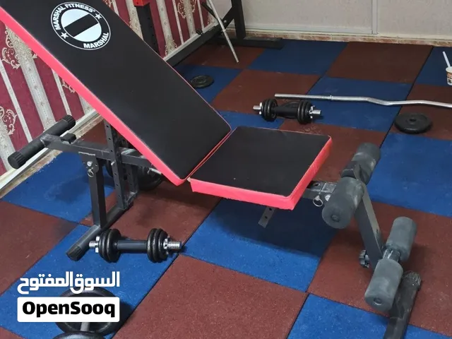 معدات جم منزلي للبيع( البيع كامل الاغراض مع بعض )