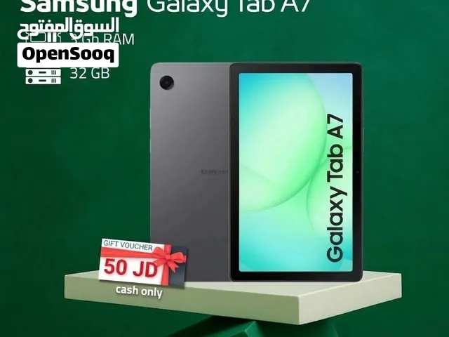 Samsung galaxy tab A7 ( 32GB ) / RAM 3 NEW /// تاب سامسونج اي 7 ذاكرة 32 رام 3 الجديد