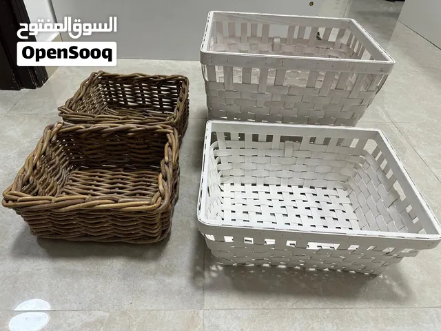 اكسسوارات هوم سنتر اربع سلال و طبق دائري