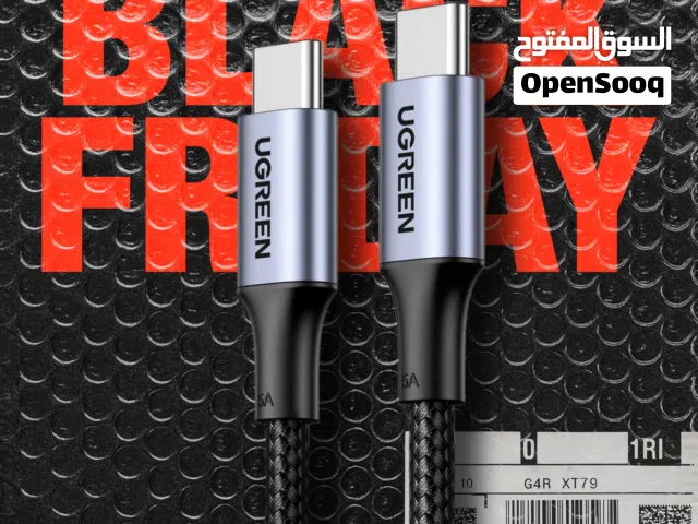 كيبل شحن تايب سي نوع يوجرين type-c ugreen 100 watt original Cable 2m