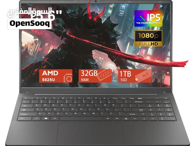 لابتوب KurieTim T1568 15.6 in FHD Laptop AMD Ryzen 7 5825U32GB RAM 1TB SSD