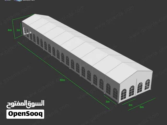 خيمة جلد جديدة كاملة بالستائر وجميع الملحقات