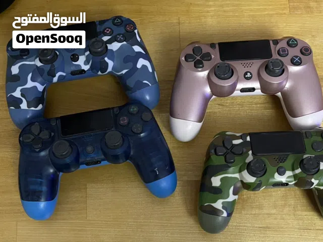4 يدات تحكم بلايستيشن 4 خربانة كلها للي مهتم ببيع القطع