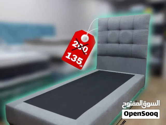 عرض خاص على سرير بوكس فندقي مفرد منجد مقاس 90*190ويتوفر مفرد ونص ومزدوج مع توصيل وتركيب