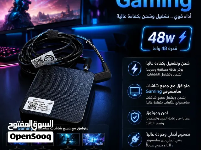 شاحن أصلي لشاشات Samsung Gaming – قدرة 48W