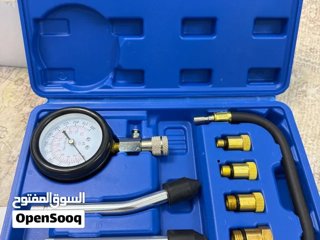 طقم ساعة فحص ضغط المحرك (بنزين) احترافي 8 قطع 8-Piece Engine Compression Tester Kit