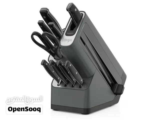 Ninja Knife Set NeverDull Essential 10-Piece Knife System طقم سكين نينجا جديد.