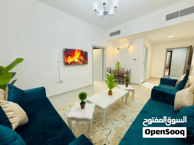 شقة مفروشة في كورنيش عجمان بسعر مميز وفرش جديد تماما مدفوعه الفواتير