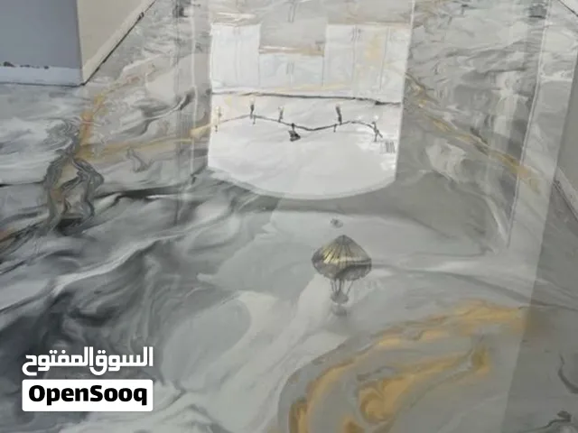 مستعدون على اعداد جميع الديكورات الداخليه والخارجيه والايبوكسي والتنزفيت وعزل اسطح كامله