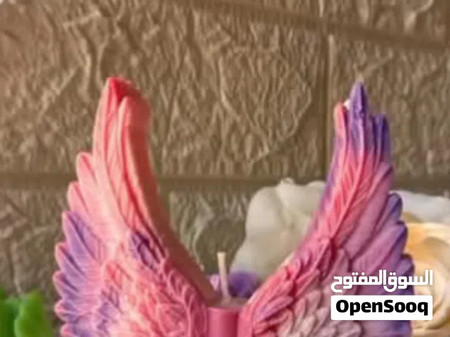 شموع طبيعية يدوية الصنع و باقات شموع  حسب الطلب
