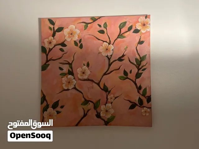 لوحة مرسومة يدويا للفنانه بتول فهد