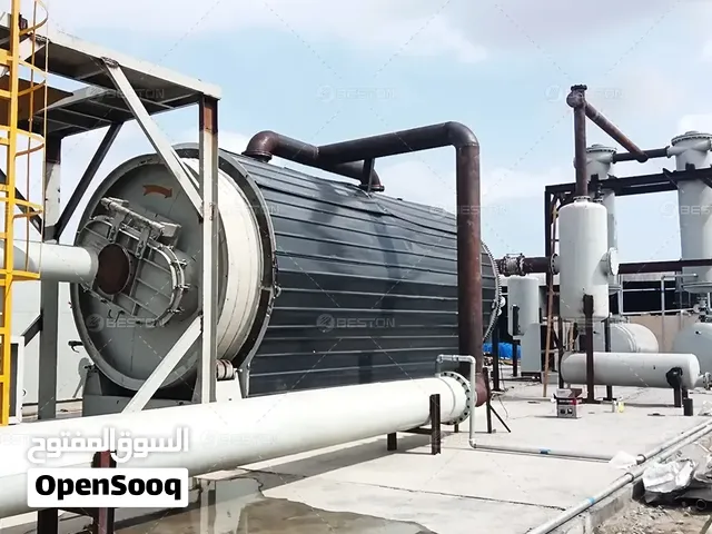 مصنع إعادة تدوير الإطارات بالتحلل الحراري – بيزنس قائم للبيع بالكاملTires pyrolysis for sell