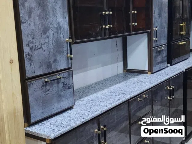 دواليب مطابخ المنيوم سعودي تيسير مضمون من اي عيب ضد الرطوبه والماء ضمانه محل
