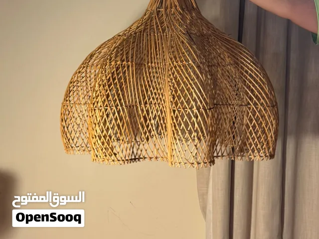 Rattan ceiling lamp shade