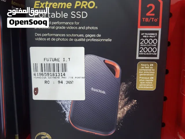 SanDisk Extreme pro portable SSD 2tb speed 2000mb/s