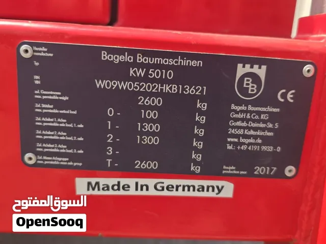 BAGELA KW 5010 Cable Pulling Winch – 5 Ton – 2017 Model